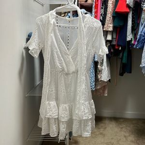 SOLD- White Lace Dress